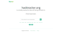 Desktop Screenshot of hacktracker.org